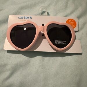 Carter's Pink Heart Shaped Sunglasses 100% UV Protection